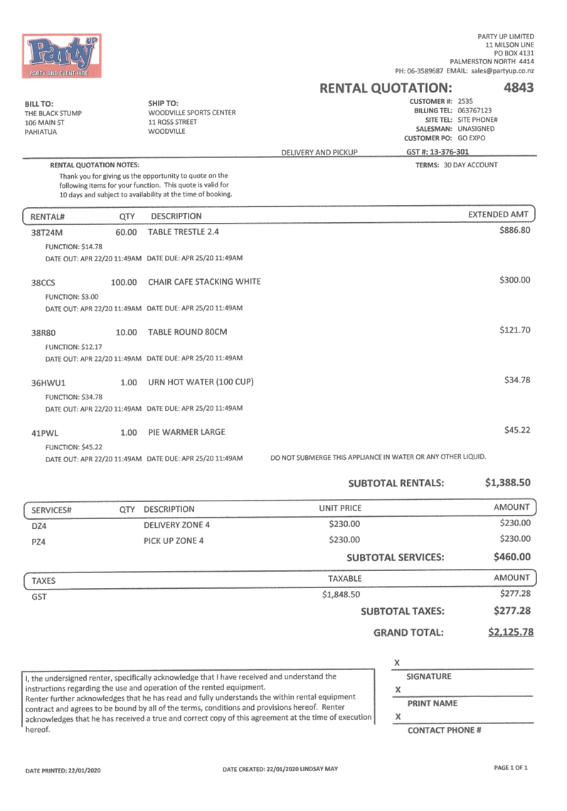 Agenda of Eketahuna Community Board meeting 9 March 2020